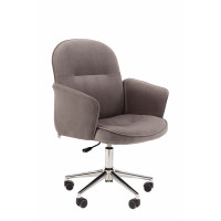 Кресло Chairman Home 130 Россия ткань Т-55 серый