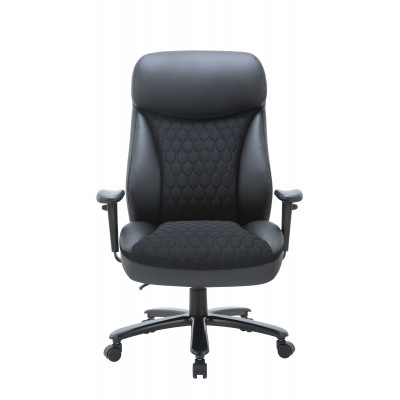 Офисное кресло Chairman CH414 экокожа/ткань, черный