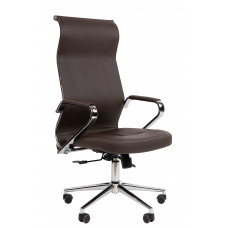 Офисное кресло Chairman 702 Россия экопремиум коричневый