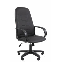 Офисное кресло Chairman 727 Россия Терра матовый черный.