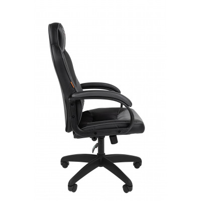 Офисное кресло Chairman   game 17 Россия экопремиум черный/серый