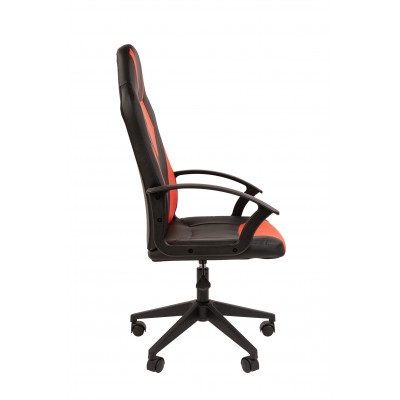 Кресло   Стандарт СТ-17 Гейм Россия экопремиум черн/красный