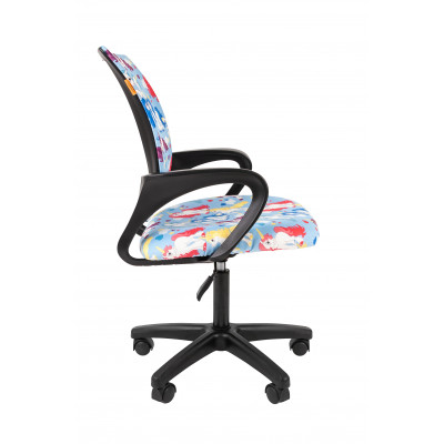 Кресло Chairman Kids 103 Россия ткань единороги LT (чер)