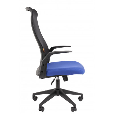 Офисное кресло Chairman 573 Россия черный/синий