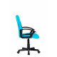 Офисное кресло Chairman CH111 экокожа, голубо-черный