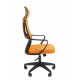 Офисное кресло Chairman CH636 черный пластик, оранжевый