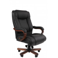 Офисное кресло Chairman 503 Россия нат.кожа/экокожа черная (мультиблок)