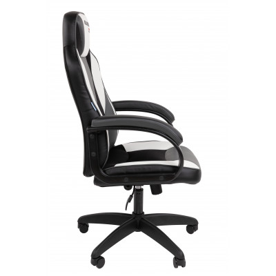 Офисное кресло Chairman Game 17 Россия экокожа черный/серый/белый