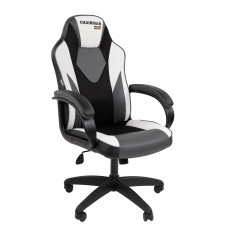 Офисное кресло Chairman Game 17 Россия экокожа черный/серый/белый