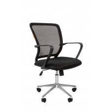 Офисное кресло Chairman 698 Россия TW-01 черный хром new