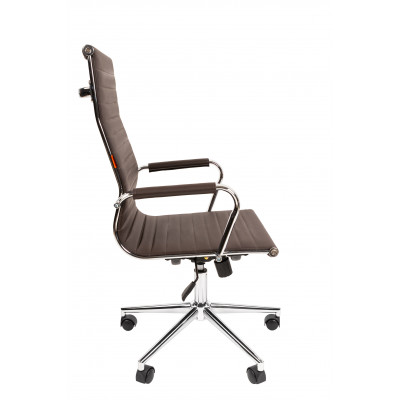 Офисное кресло Chairman 755 экопремиум коричневый