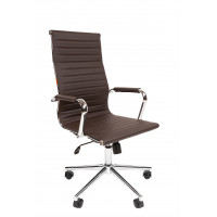 Офисное кресло Chairman 755 экопремиум коричневый