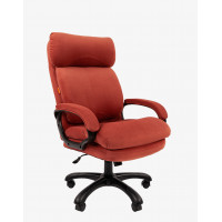 Кресло Chairman Home 505 Россия ткань Т-28 коралл (черный пластик)