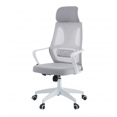 Офисное кресло Chairman CH636 белый пластик, светло-серый
