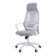 Офисное кресло Chairman CH636 белый пластик, светло-серый