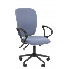 Офисное кресло Chairman 9801 Россия ткань T02 голубой Black