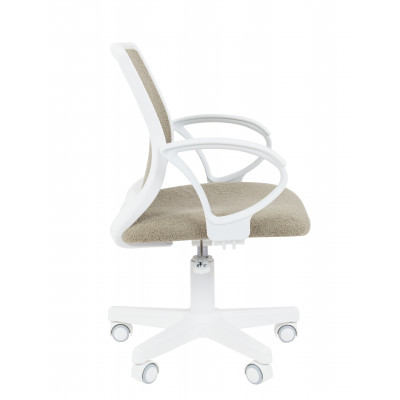 Кресло Chairman Kids 112 Россия ткань В оливка, белый пластик