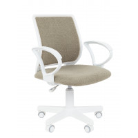 Кресло Chairman Kids 112 Россия ткань В оливка, белый пластик