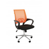 Офисное кресло Chairman 696 Россия TW оранжевый хром new