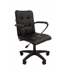 Офисное кресло Chairman 030 Россия экопремиум черный, пластик