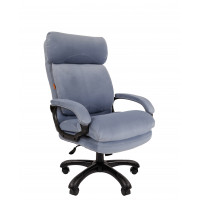 Кресло Chairman Home 505 Россия ткань Т-71 голубой (черный пластик)