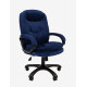 Кресло Chairman Home 668 Россия ткань Т-82 синий (черный пластик)