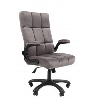 Кресло Chairman Home 444 Россия ткань Т-55 серый