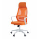 Офисное кресло Chairman CH636 белый пластик, оранжевый