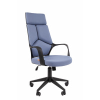 Офисное кресло Chairman 525 Россия ткань T02 голубой