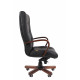 Офисное кресло Chairman 424WD Россия нат.кожа/экокожа черная (мультиблок)