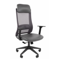 Офисное кресло Chairman 500LT Россия экокожа серый/TW-04 серый