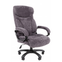 Кресло Chairman Home 401 Россия ткань S темно-серый