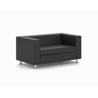 Диван двухместный Chairman АЛЕКТО 1460х850х700 к/з Euroline 9100