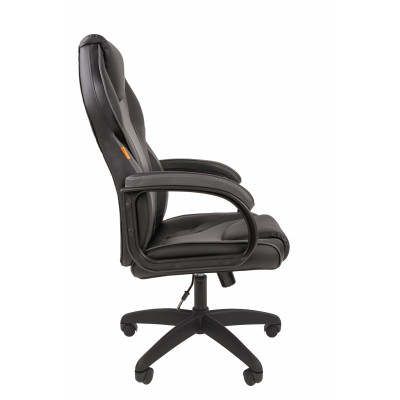 Офисное кресло Chairman 299 Россия экопремиум черный/серый