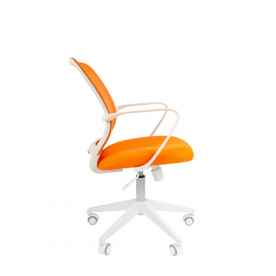 Офисное   кресло Chairman    698  Россия      белый пластик TW-16/TW-66    оранжевый