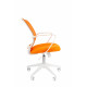 Офисное   кресло Chairman    698  Россия      белый пластик TW-16/TW-66    оранжевый