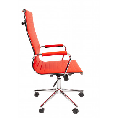 Офисное кресло Chairman 755 экопремиум красный
