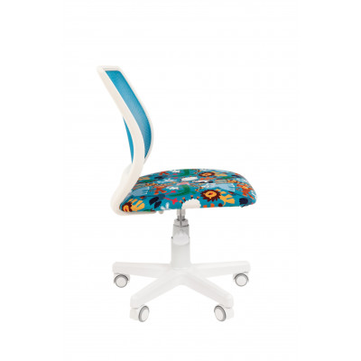 Кресло Chairman Kids 112 Россия ткань зоопарк/TW-34 белый пластик