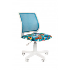 Кресло Chairman Kids 112 Россия ткань зоопарк/TW-34 белый пластик