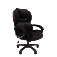 Кресло Chairman Home 434 Россия ткань Т-84 черный (черный пластик)