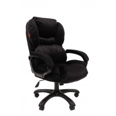 Кресло Chairman Home 434 Россия ткань Т-84 черный (черный пластик)