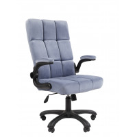 Кресло Chairman Home 444 Россия ткань Т-71 голубой