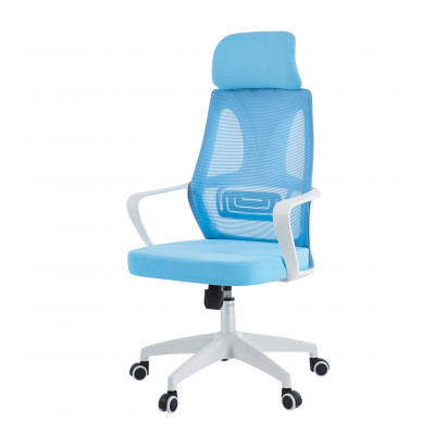 Офисное кресло Chairman CH636 белый пластик, синий