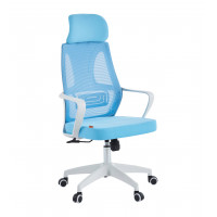 Офисное кресло Chairman CH636 белый пластик, синий