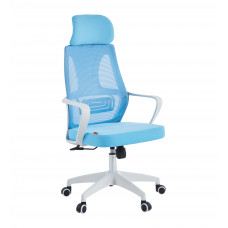 Офисное кресло Chairman CH636 белый пластик, синий