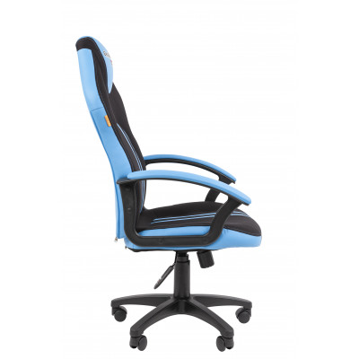 Офисное кресло Chairman game 26 Россия черн.голубой New