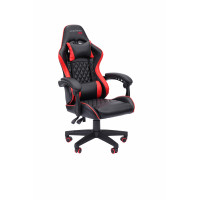 Офисное кресло Chairman CH28 экокожа, черно-красный