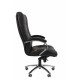 Офисное кресло Chairman 424 Россия нат.кожа/экокожа черная (мультиблок)