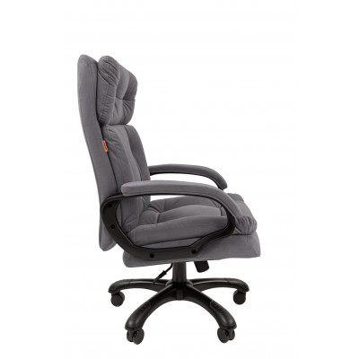 Офисное кресло Chairman 442 Россия ткань T-55 серый (черный пластик)