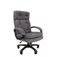 Офисное кресло Chairman 442 Россия ткань T-55 серый (черный пластик)